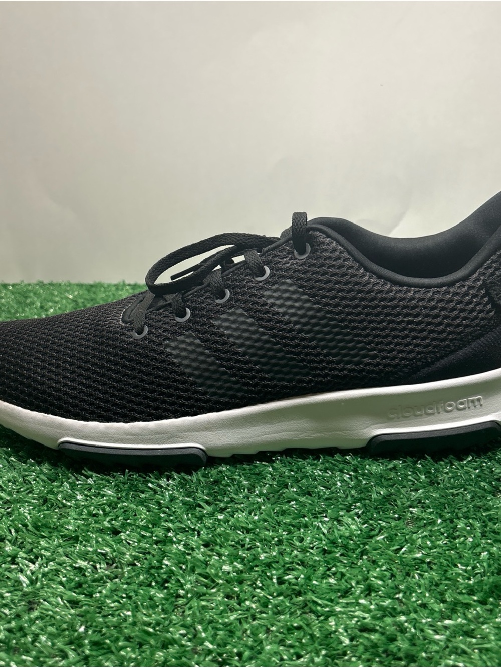 Adidas CF Racer TR Mens Size 10 Black White Running Shoes Sneaker NIB DA9306